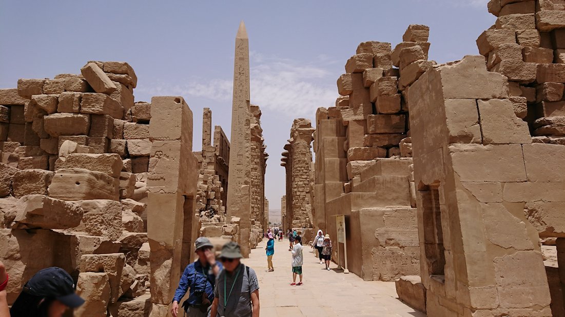 エジプト旅行　カルナック神殿