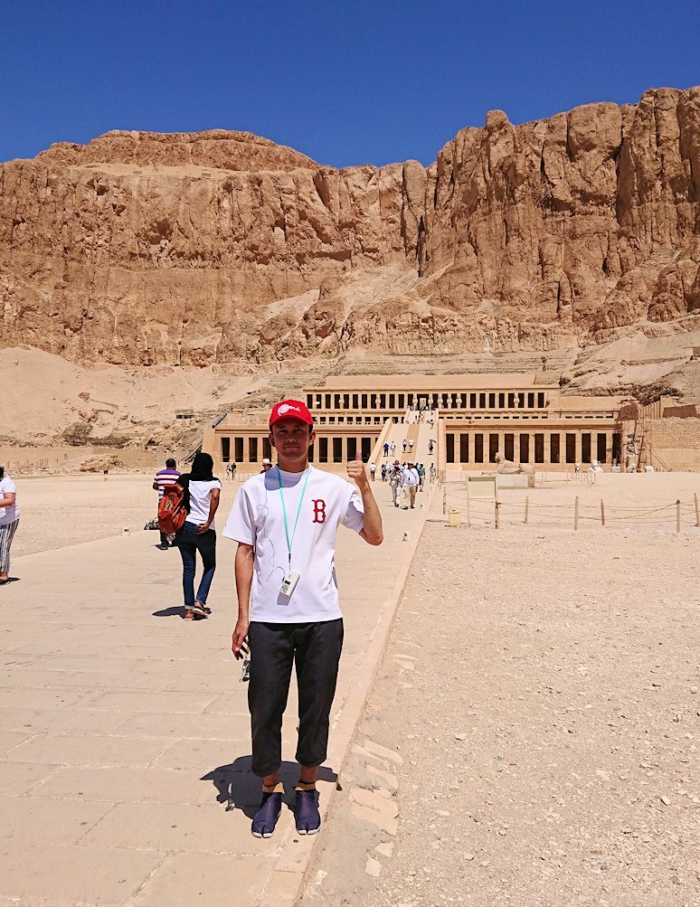 エジプト旅行　ブログ　口コミ　ハトシェプスト女王葬祭殿