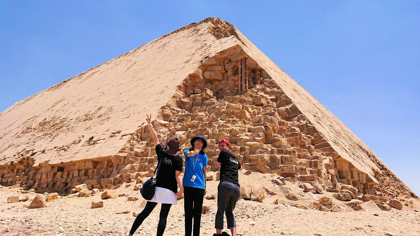 エジプト旅行　ブログ　口コミ　カイロ　ピラミッド　屈折