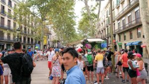 スペイン旅行　バルセロナ　日本旅行　ランブラス通　サン・ジュセップ市場　見学　ブログ　口コミ