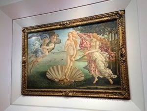 ウフィツィ美術館の有名な絵画ヴィーナス誕生