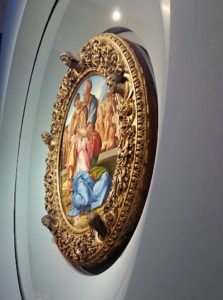 ウフィツィ美術館でミケランジェロの傑作と3