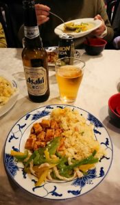 フィレンツェ市内の中華レストランでがっつり食べる