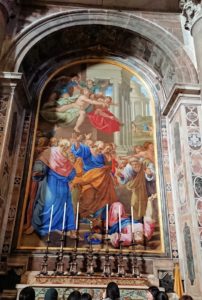 サンピエトロ大聖堂の構内の絵画2