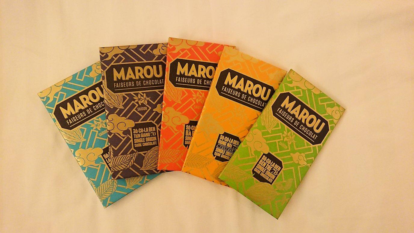 購入したMAROU(マルゥ)のチョコレート