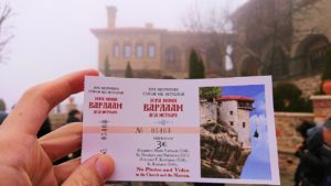 メテオラ地方のアギオス・ニコラオス修道院の入場チケット