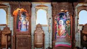 メテオラ地方のアギオス・ニコラオス修道院のお祈り場所を見学2