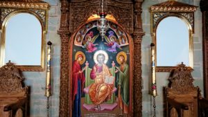 メテオラ地方のアギオス・ニコラオス修道院のお祈り場所を見学3
