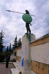 ギリシャのトリカラ地方からアテネに向かう途中に寄ってテルモピュライの戦い跡を訪れる5