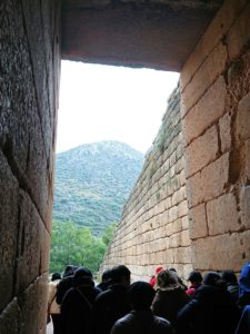 ミケーネ遺跡のアトレウスの宝庫の内側3