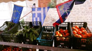 エーゲ海のイドラ島のオシャレな街で売っていた果物2