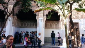 モロッコのマラケシュでバヒア宮殿の中の様子3