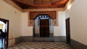 モロッコのマラケシュでバヒア宮殿の中の様子9