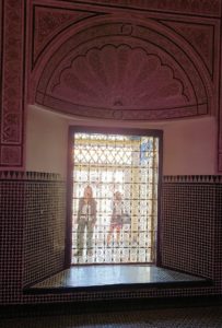 モロッコのマラケシュでバヒア宮殿で美しい内装に感激1