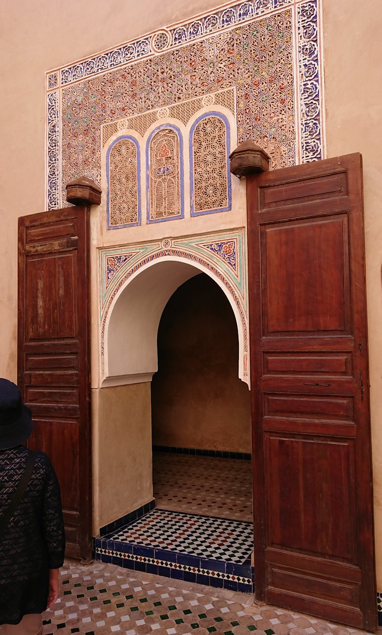 モロッコのマラケシュでバヒア宮殿で美しい景色に見惚れて・・3