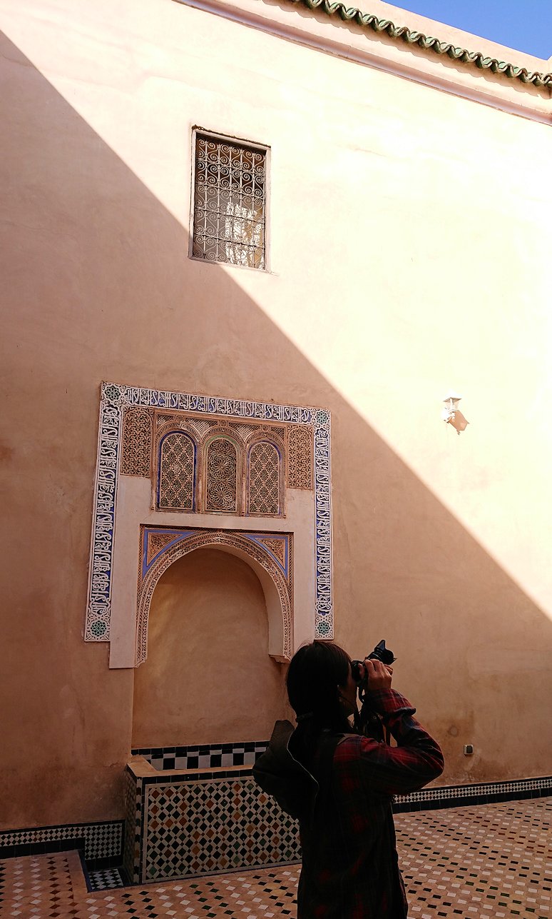 モロッコのマラケシュでバヒア宮殿で美しい景色に見惚れて・・4