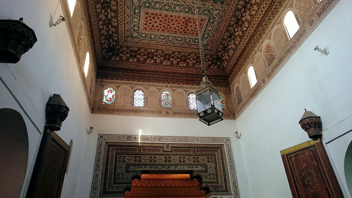 モロッコのマラケシュでバヒア宮殿で美しい景色に見惚れて・・8