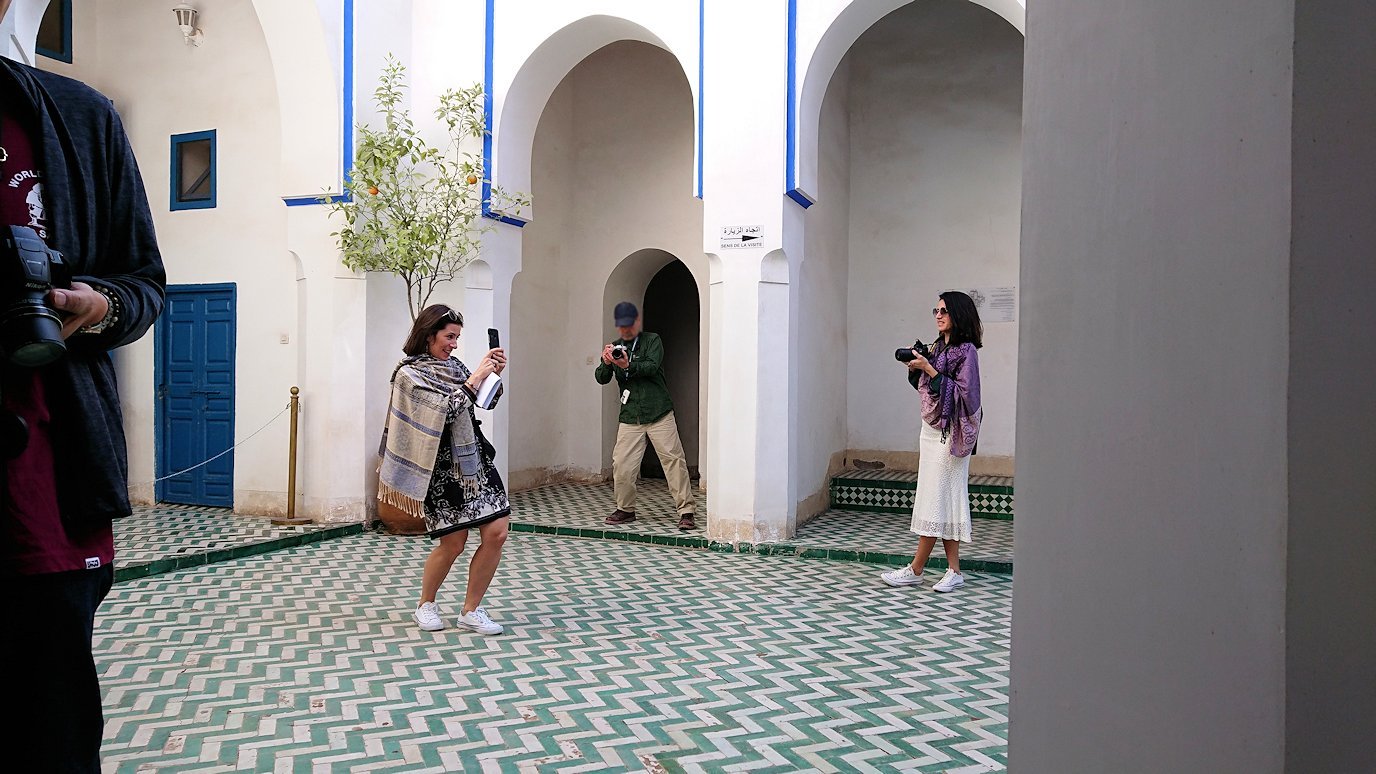 モロッコのマラケシュでバヒア宮殿を充分に見回って楽しんだ8