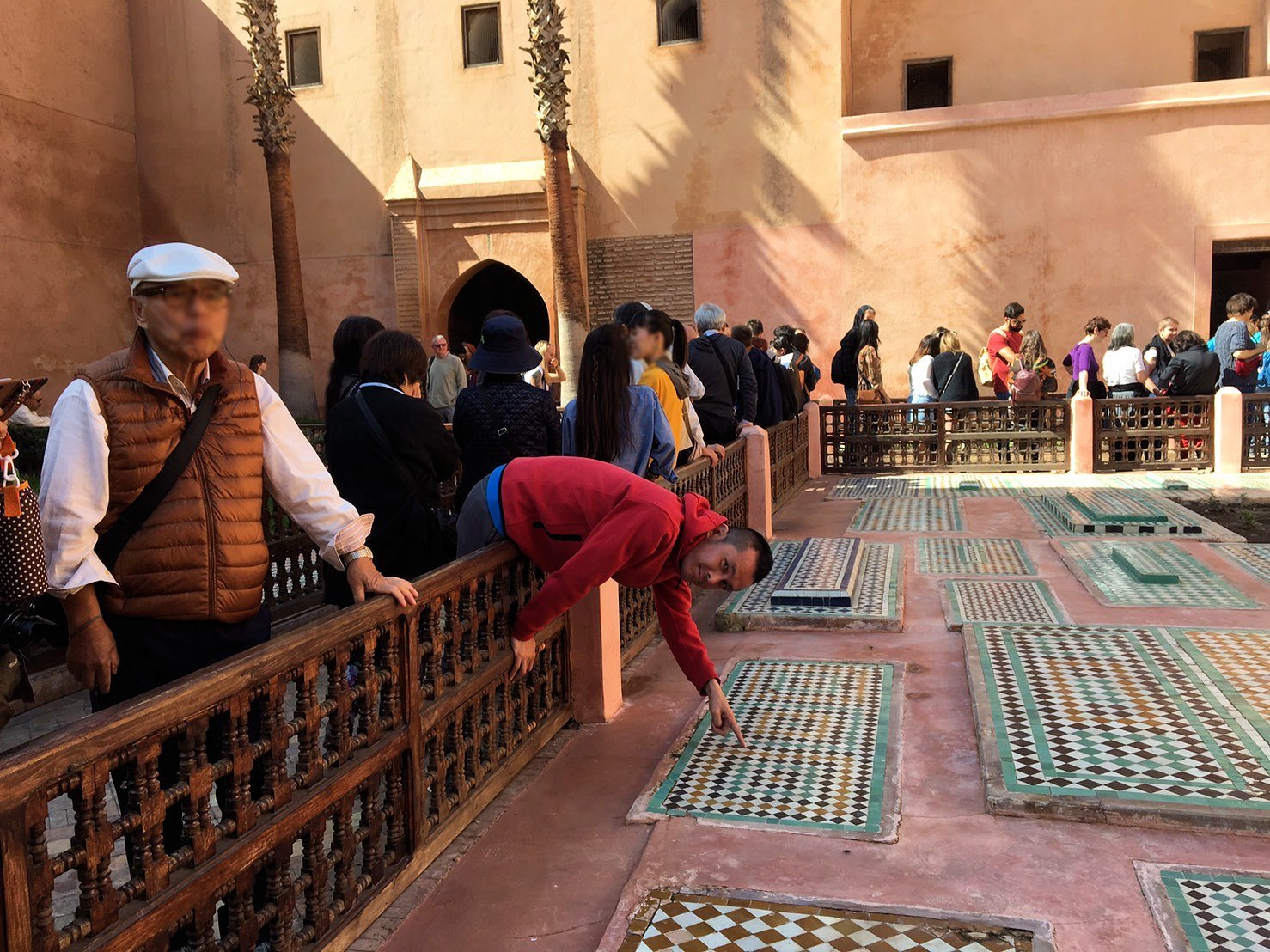 モロッコ・マラケシュのサアード朝の墓跡を見学予定5
