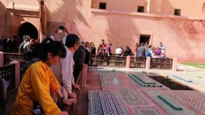 モロッコ・マラケシュのサアード朝の墓跡を見学予定4