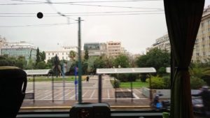 アテネ市内をバスで移動6