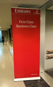 関西国際空港でいざビジネスクラスに搭乗開始