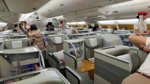 関西国際空港でいざビジネスクラスに搭乗開始3