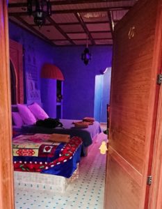 モロッコのメルズーガの砂漠ホテルの部屋の様子2
