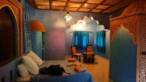 モロッコのメルズーガの砂漠ホテルの部屋の様子7