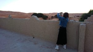 モロッコのメルズーガの砂漠ホテルでまったりと