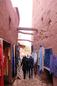 モロッコのワルザザートのアイト・ベン・ハッドゥ内の様子4