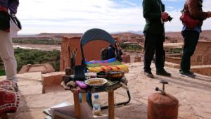 モロッコのワルザザートのアイト・ベン・ハッドゥ内を上の方まで登って見えた景色9