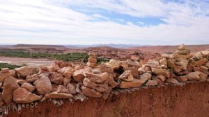 モロッコのワルザザートのアイト・ベン・ハッドゥ内を上の方まで登って見えた景色4