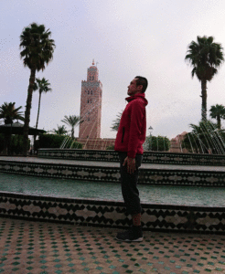 モロッコのマラケシュ市内でクトゥビア・モスクを見物10