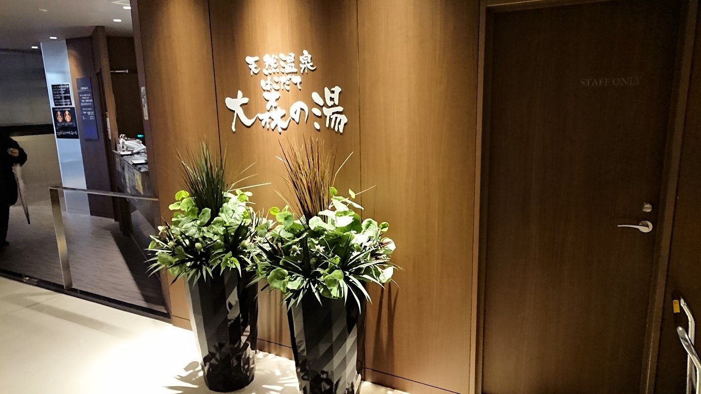 函館空港から市内にある「天然温泉 ホテルパコ函館別亭」に到着しその内装を確認2