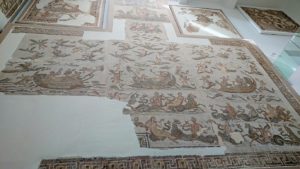 チュニスのバルドー博物館でオデュッセウスの間を見学7