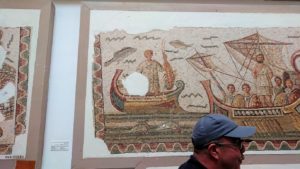 チュニスのバルドー博物館でオデュッセウスの間を見学2