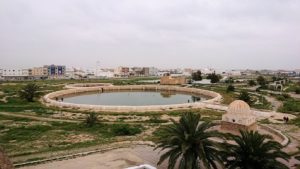 チュニジアのホテル：コンチネンタル(CONTINENTAL)を出て向かいの貯水池を見学6
