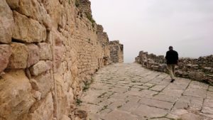チュニジアのドゥッガ遺跡で見学5