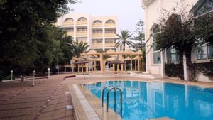 チュニジア：スースのホテルで朝日を楽しみにホテル内を散策2