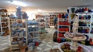 チュニジア：ナブールの街の陶器屋さんにて7