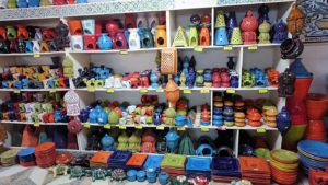 チュニジア：ナブールの街の陶器屋さんにて8