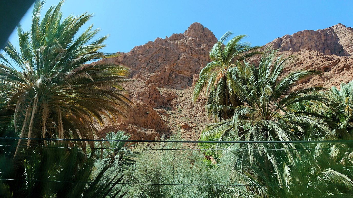 モロッコのトドラ渓谷に向かう途中に見えた景色1