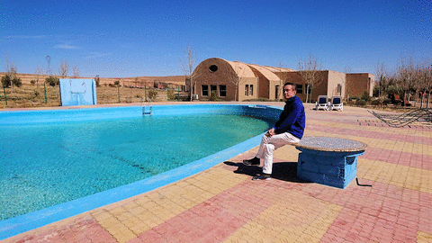 モロッコのミデルトのタダートホテルの裏で見た景色7