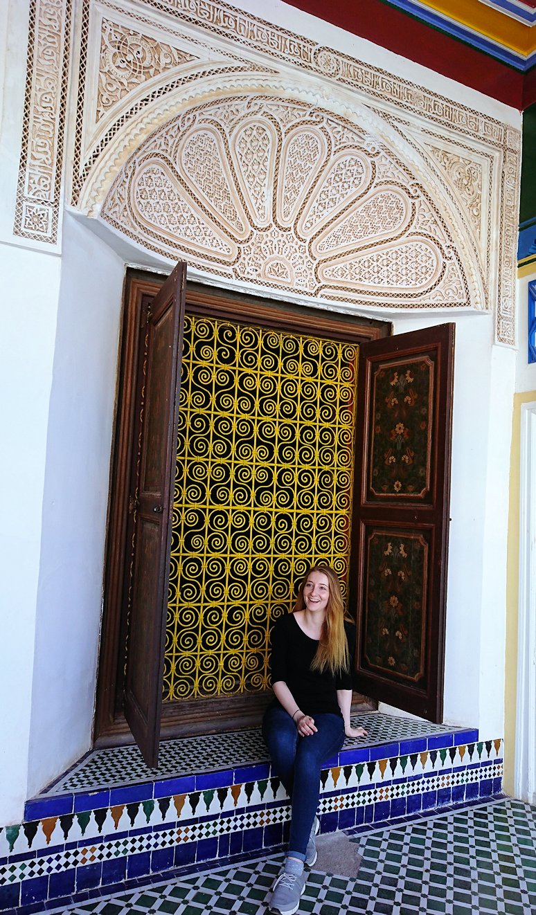 モロッコのマラケシュでバヒア宮殿内の様子はというと7