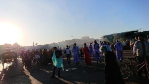 モロッコ・マラケシュでジャマ・エル・フナ広場でぐるぐると散歩3