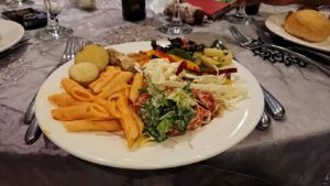 モロッコ・マラケシュでジャマ・エル・フナ広場からホテルに戻り夕食を9