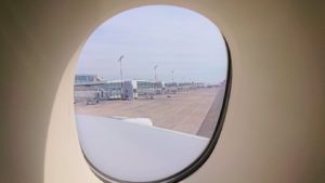 モロッコのカサブランカ空港でA380-800のビジネスクラスに搭乗しドバイへ向かう1