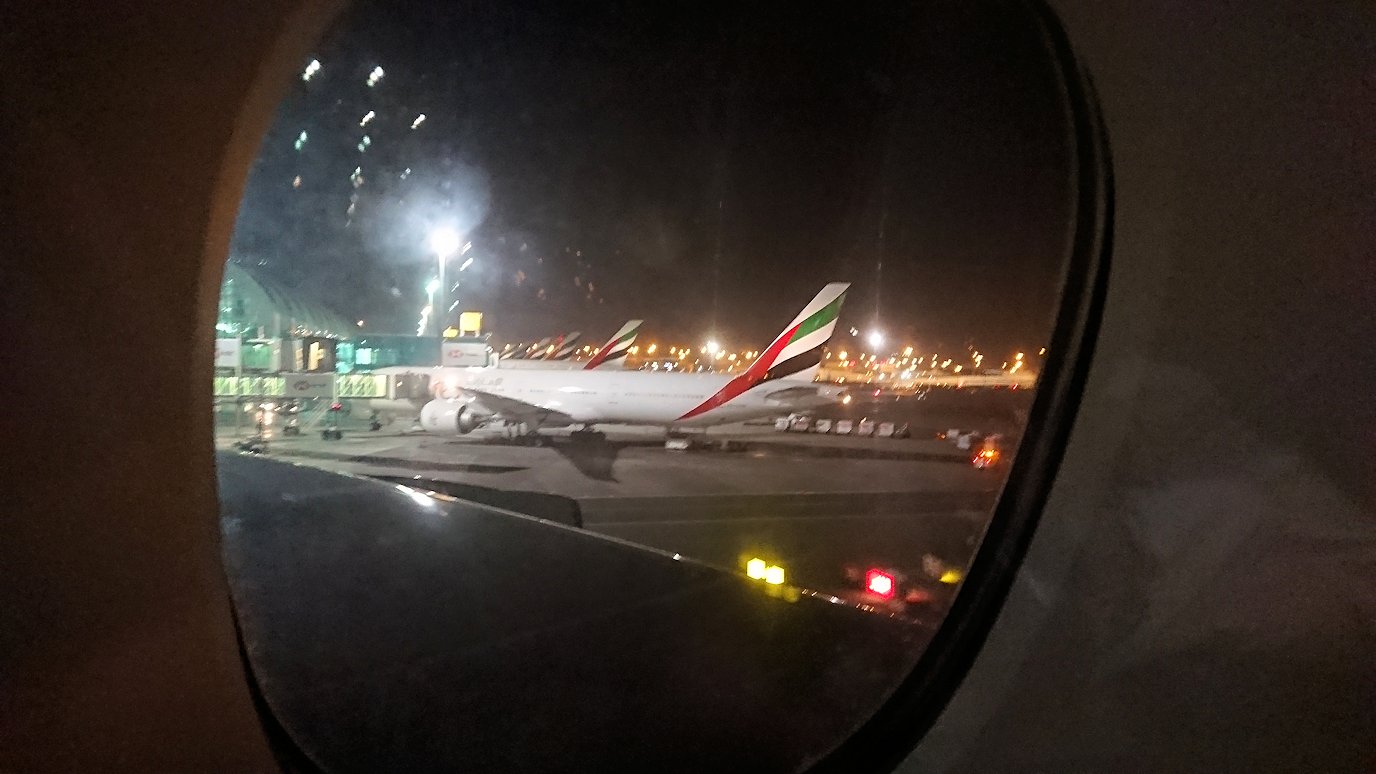 モロッコのカサブランカ空港でA380-800のビジネスクラスに搭乗しドバイ空港に無事到着！