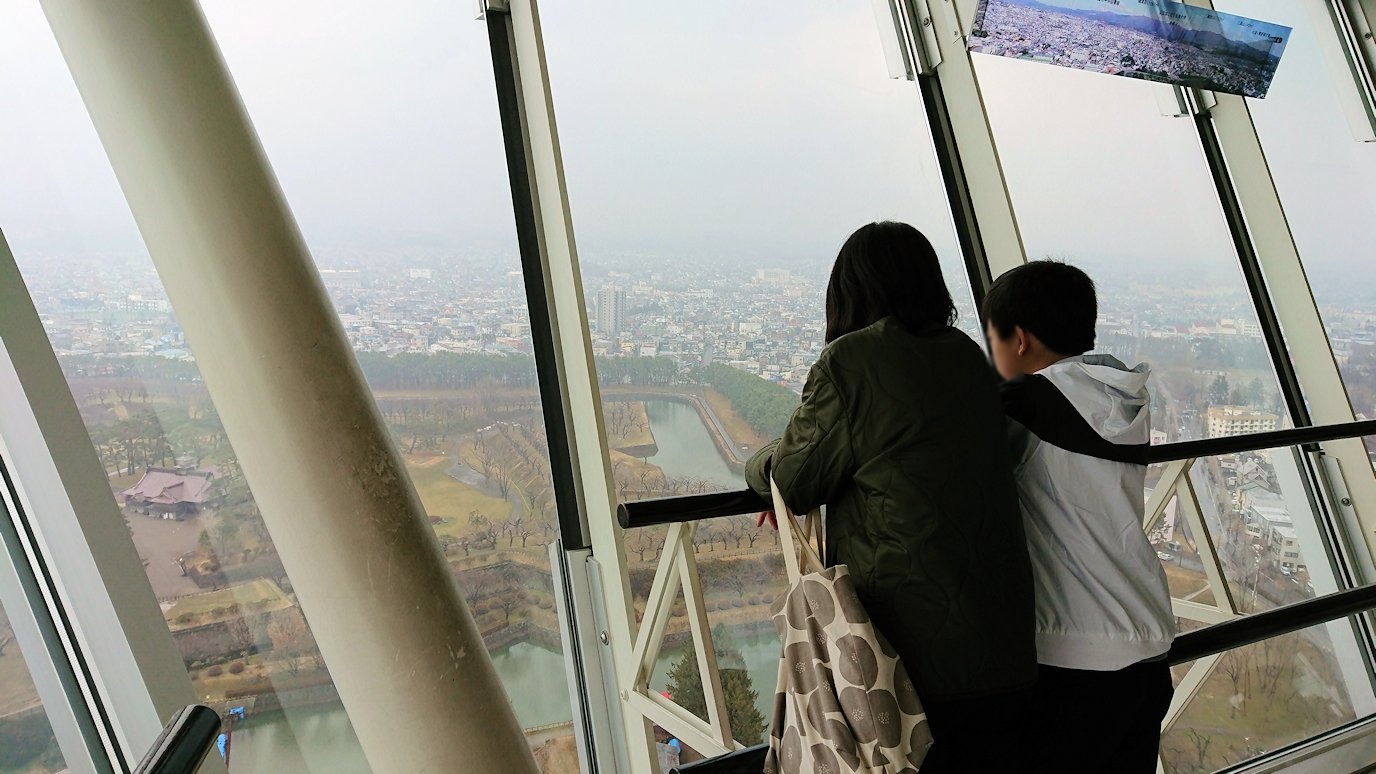 函館2日目は五稜郭タワーの展望台の景色7
